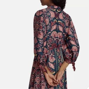 NWT Farm Rio Teal Seashell Maxi Dress